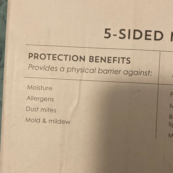 NEW Purecare Frio ❄️ 5-Sided Cooling White Mattress Protector (FULL) 🛏️ - Picture 3 of 4